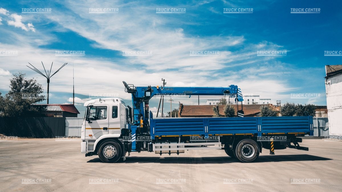 Кран-манипулятор Hubei SQ8S4 – 8 т. на бортовом автомобиле JAC N200