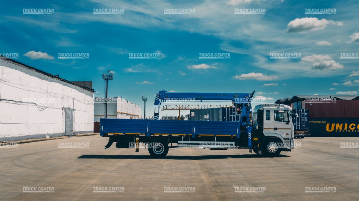 Кран-манипулятор Hubei SQ8S4 – 8 т. на бортовом автомобиле JAC N200