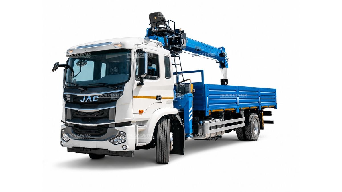 Кран-манипулятор Hubei SQ8S4 – 8 т. на бортовом автомобиле JAC N200