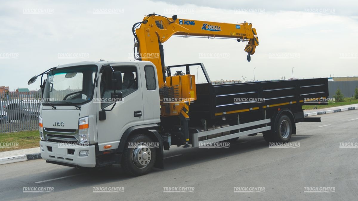 Кран-манипулятор на бортовом автомобиле JAC N120
