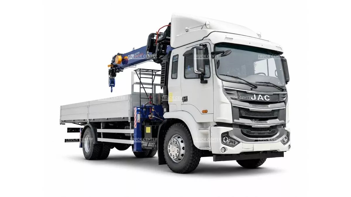 Кран-манипулятор на бортовом автомобиле JAC N200