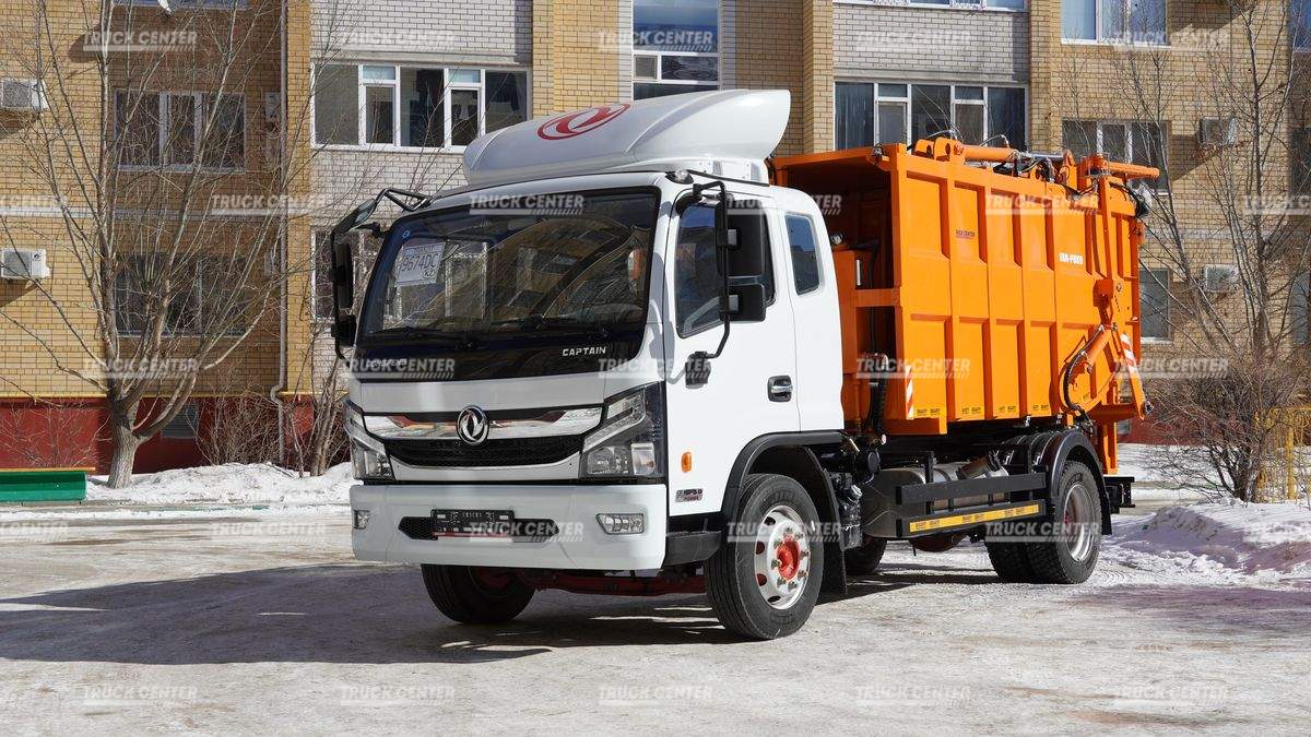 Мусоровоз с задней загрузкой KBR-P8К9 на шасси DONGFENG C120S