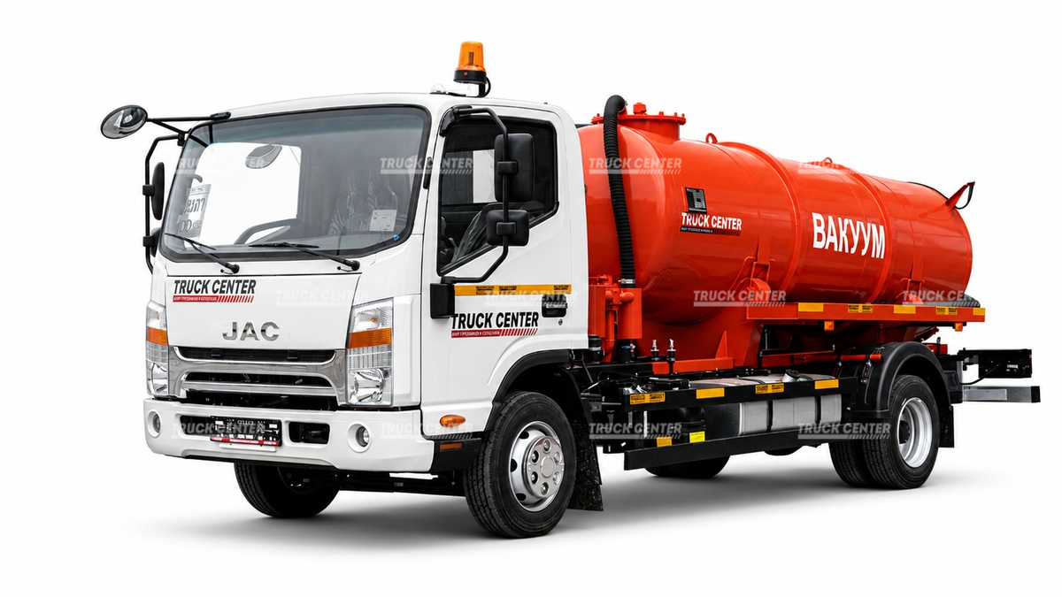 Ассенизатор JAC N90 – вакуумная машина 4.5 м³
