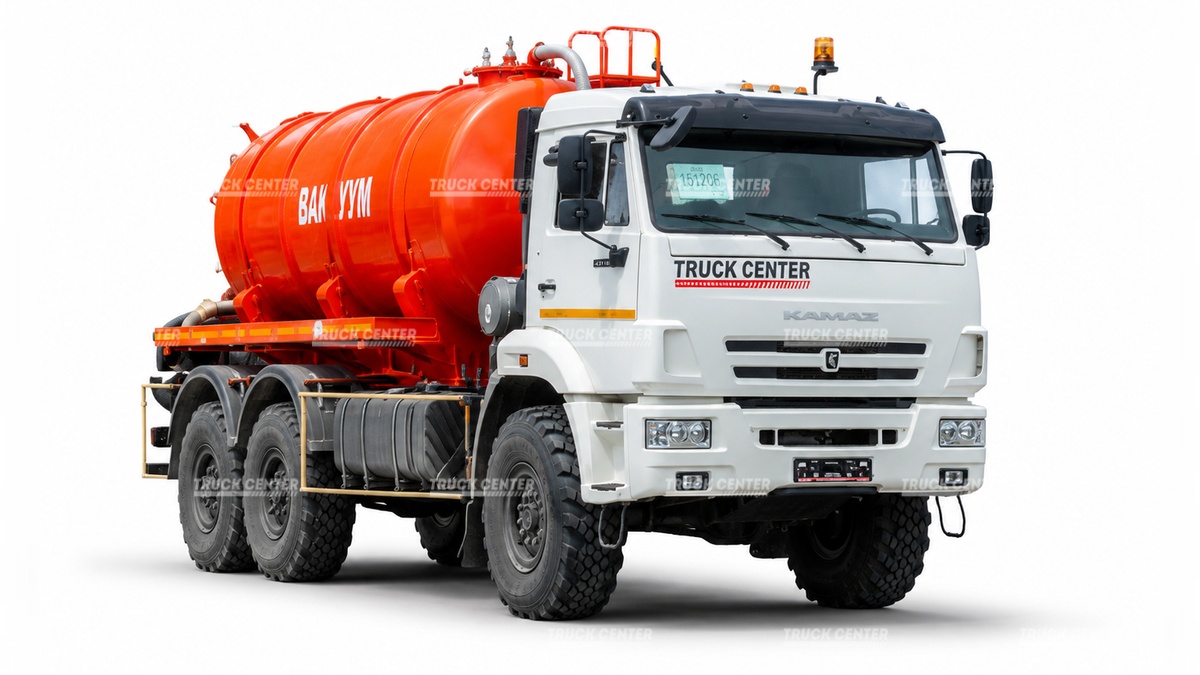 Вакуумный автомобиль 8 кубов на базе КАМАЗ 53504 (ассенизатор) 