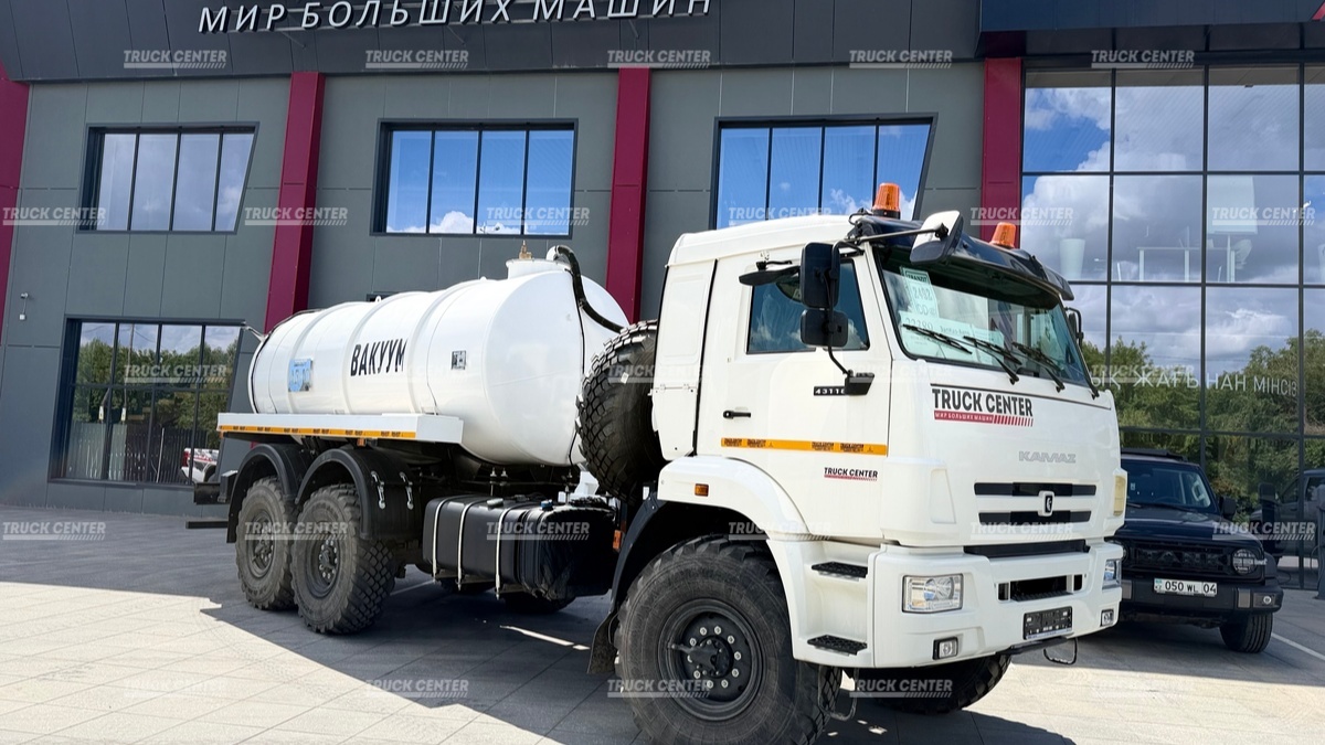Вакуумный автомобиль 10 кубов на базе КАМАЗ  43118  (ассенизатор) 