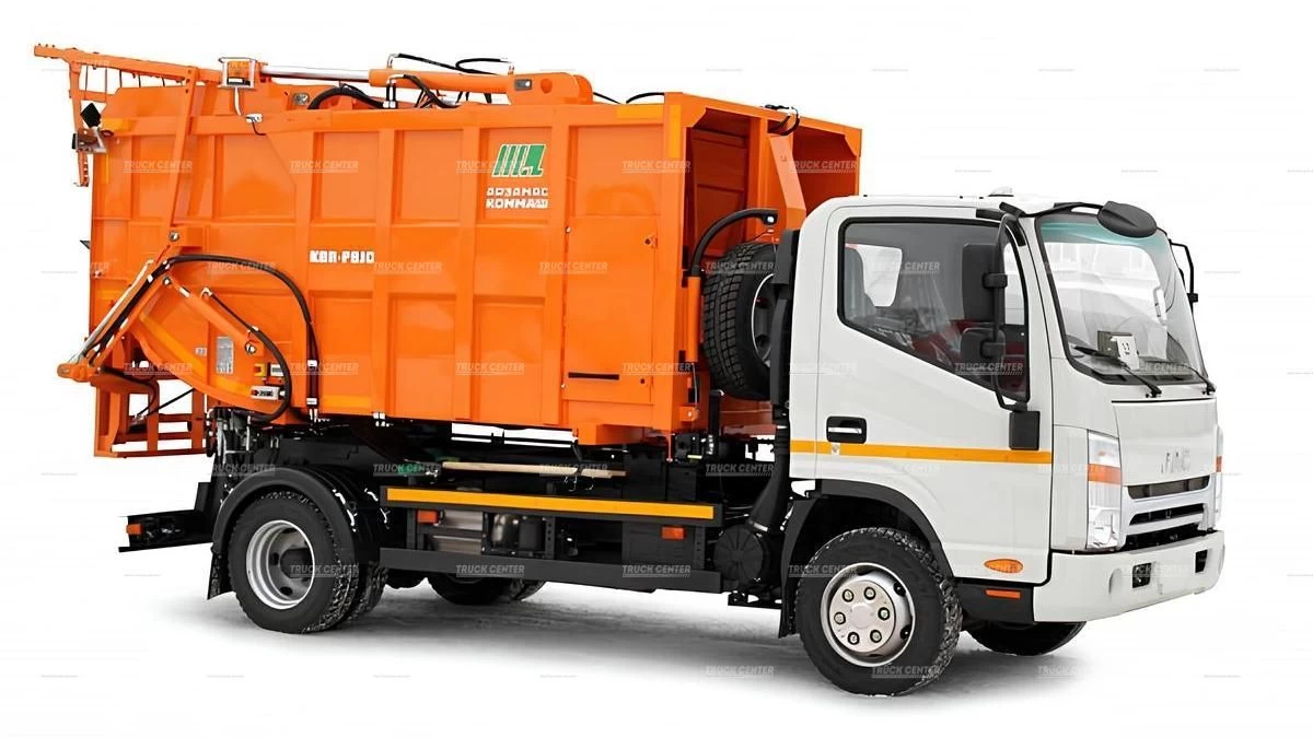 Мусоровоз с задней загрузкой KBR-P8JC на шасси JAC N80